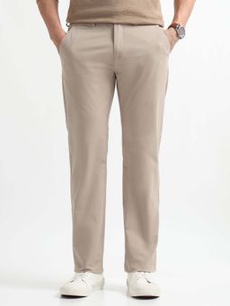 Arrow Sports - Arrow Sport Mens Regular Fit Mid Rise Trousers