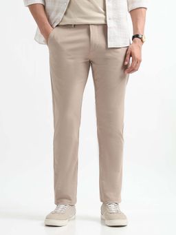 Arrow Sports - Arrow Sport Mens Slim Fit Mid Rise Trousers