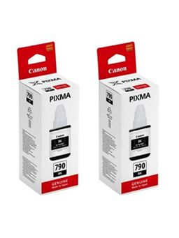 Canon - GI-790 Black Twin Pack Ink Bottle - Set of 2