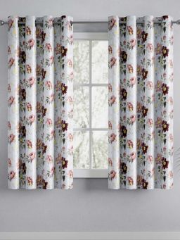 Haus & Kinder - Cotton Blend Printed Vintage Blossom Window & Door Curtains