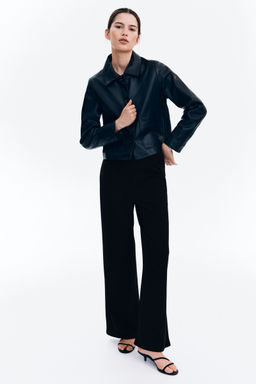 H&M - Women Black Jersey Trousers