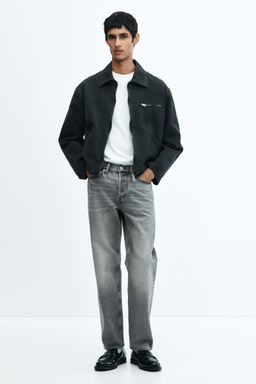 H&M - Men Grey Relaxed Jeans
