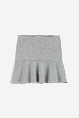 H&M - Women Grey Fla Mini Skirt