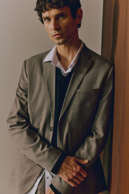 H&M - Men Beige Slim Fit Jacket