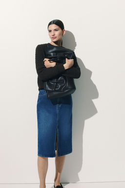 H&M - Women Blue Denim Skirt