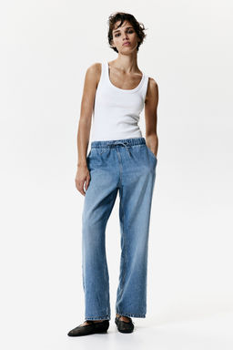 H&M - Women Blue Denim Joggers