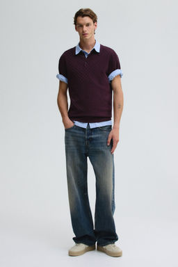 H&M - Men Blue Loose Straight Jeans