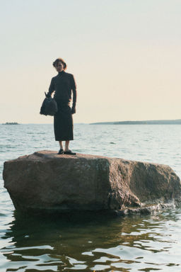 H&M - Women Brown Midi Skirt