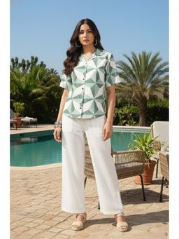 June 9 Clothing - Womens Green Shirt