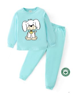 BLUSHES - Unisex Full Sleeves Dog Printed Sweatshirt with Joggers (Set of 2)