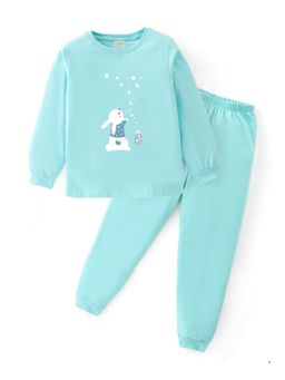 BLUSHES - Unisex Full Sleeves Placement Printed Sweatshirt with Joggers (Set of 2)