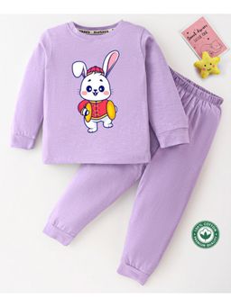 BLUSHES - Unisex Full Sleeves Placement Printed Sweatshirt with Joggers (Set of 2)