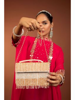 Modarta By Kamakshi - Unique Womens Designer Suede Embroidery Flap Handbag