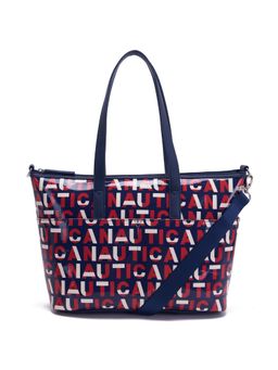 Nautica - Women Top Handled Pu Tote Bag with Adjustable Strap (L)