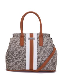 Nautica - Womens Lakeside Signature Jacquard Tote Bag (M)
