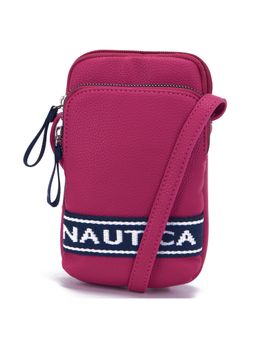 Nautica - Catalina Vegan Leather Rafid Womens Crossbody Cell Phone Purse Holder (M)