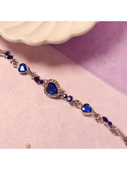 Salty - Regal Blue Gem heart Elegance Bracelet