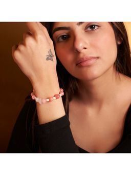 Salty - Rose Bead Blossom Band Bracelet