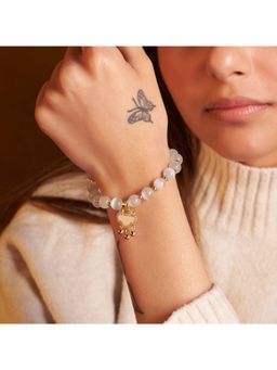 Salty - Soft Cloud stone Beaded Band Bracelet