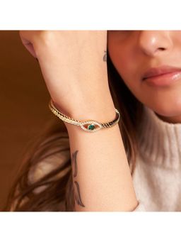 Salty - Minimal Evil Eye Cuff