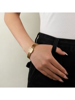 Salty - Agate Stone Gold Bracelet