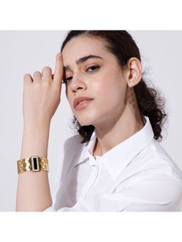 Salty - Black Gem Gold Gala Cuff - Thick