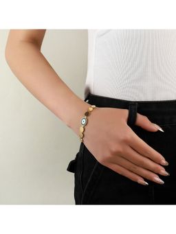 Salty - Evil Eye Gold Drop Bracelet