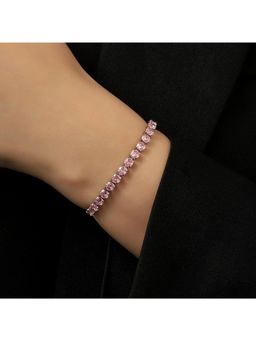 Salty - Aeri Pink Tennis Bracelet
