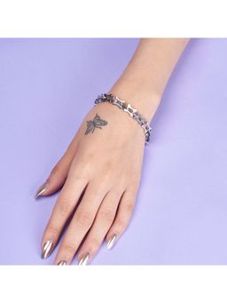 Salty - Dainty Chain Silver Bracelet