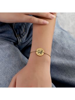 Salty - Minimal Round Golden Bracelet