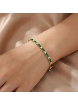 Salty - Emerald Royale Tennis Bracelet