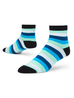 Dynamocks - Stripes 7.0 - Men & Women Ankle Length Socks - Free Size