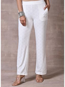 Lakshita - Off-white Delicate Fabric Palazzo