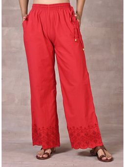 Lakshita - Red Regular Length Palazzo