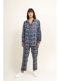 Doodlage - Earo Printed Shirt With Pant (Set of 2)