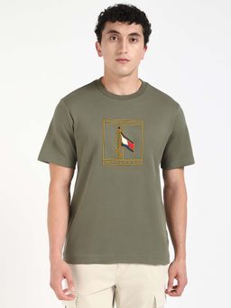 Tommy Hilfiger - Green Solid Regular Fit T-Shirt