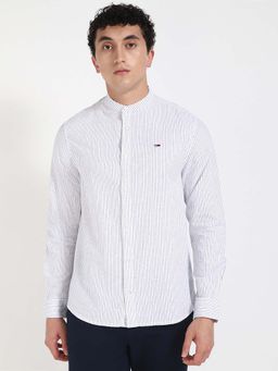 Tommy Hilfiger - Beige Stripes Regular Fit Shirt