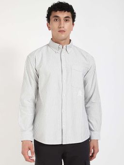 Tommy Hilfiger - Navy Blue Stripes Relaxed Fit Shirt