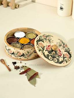 Brick Brown - Ikat Bloom Masala Box