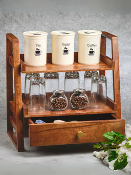 Brick Brown - Versatile Organizer with Drawer