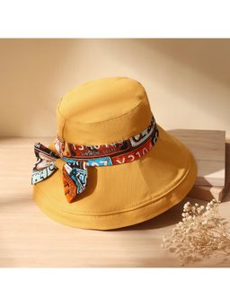 Salty - Tangerine Satin Bucket Hat