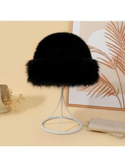 Salty - Mink Touch Winter Hat - Black