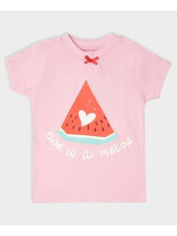 Mi Arcus - Baby Girl T-Shirt with Watermelon Print