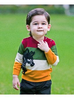 Mi Arcus - Baby Boy Striper Sweater