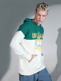 Hubberholme - Typography Printed Hooded Pullover Sweatshirt