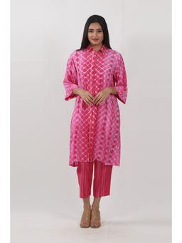 Krishna Mehta - Pink Tie-Dye Co-Ord (Set of 2)