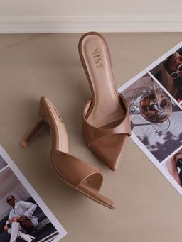 GNIST - Classic Pointed Toe Tan Stilettos