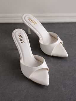 GNIST - Classic Pointed Toe White Stilettos