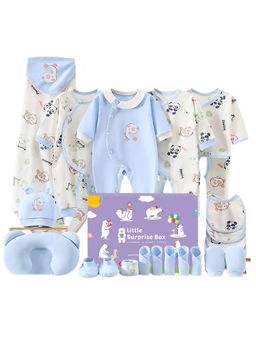 Little Surprise Box - Blue Printed Gift Set (Set of 22)