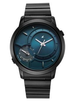Fastrack - Pulse IV Dual Time with Petrol Blue Sunray Dial Watch - 3340NM02 (M)